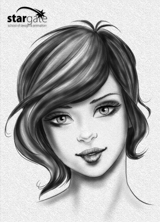 Amazing Beautiful Lady Sketch Techniques Beautiful Lady Sketch | Drawing Work Pictures