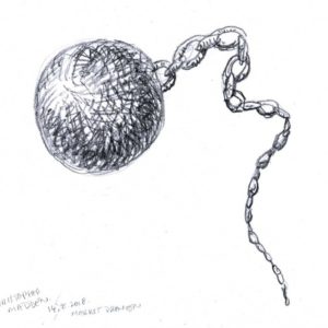 Chain Pencil Drawing