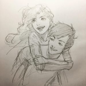 Happy Couple Sketch