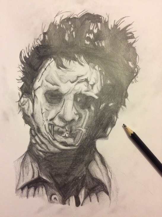 Amazing Horror Pencil Sketches for Beginners Samantha Griffiths On Twitter: "leatherface Pencil Sketch! #sketch Pictures
