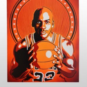 Michael Jordan Stencil Art