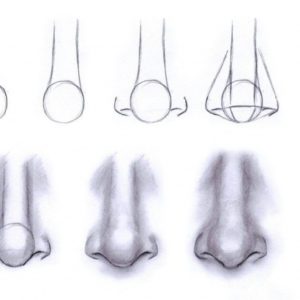 Nose Pencil Drawing