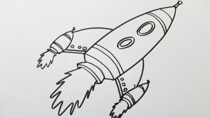 Amazing Rocket Pencil Drawing Easy Rocket Pencil Sketch And How To Draw A Rocket Ship - Youtube - 11+ Pics