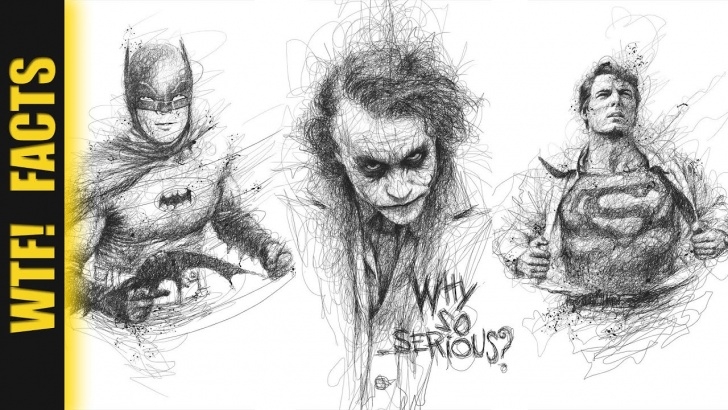 Amazing Super Pencil Drawings Ideas Incredible Scribbled Pencil Drawings Of Musicians & Super Heroes | Listing #2 Photo