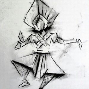 Yakshagana Pencil Sketch