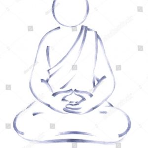 Yoga Pencil Drawing
