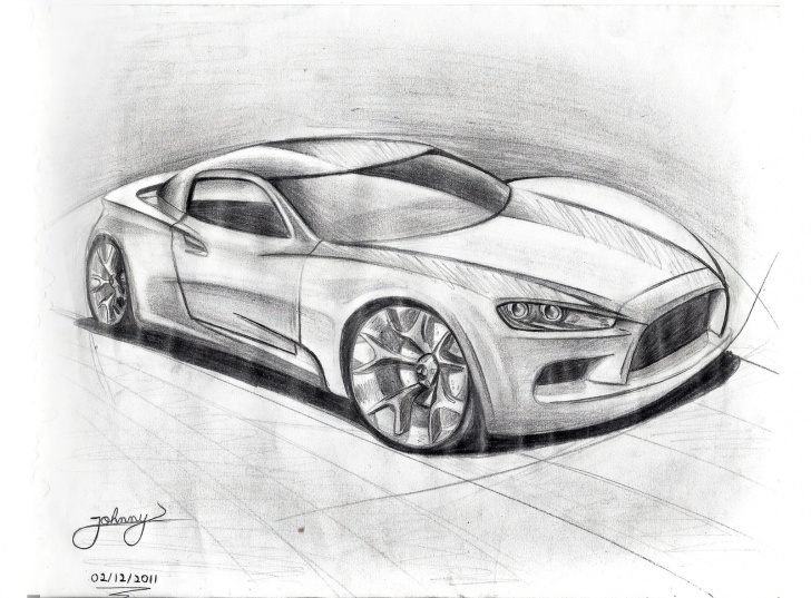 Awesome Cool Car Drawings In Pencil Techniques for Beginners 3D Car Sketch At Paintingvalley | Explore Collection Of 3D Car Photos