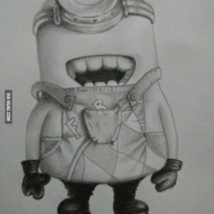 Minion Pencil Sketch
