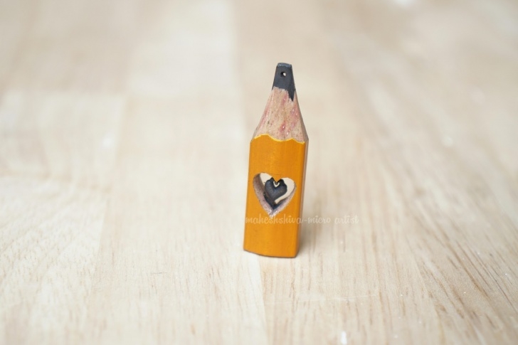 Awesome Pencil Carving Heart Lessons Mahesh Shiva Pencil Carving Art: Pencil Lead Heart Photos