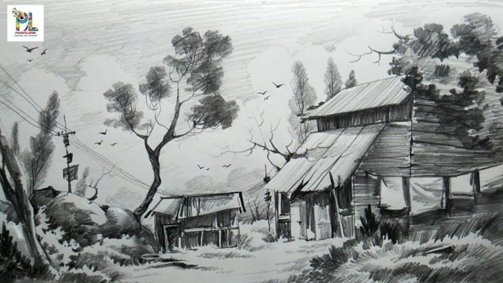 Awesome Pencil Shading Landscapes For Beginners Step by Step How To Sketch And Shade A Landscape Art With Easy Pencil Strokes Photos