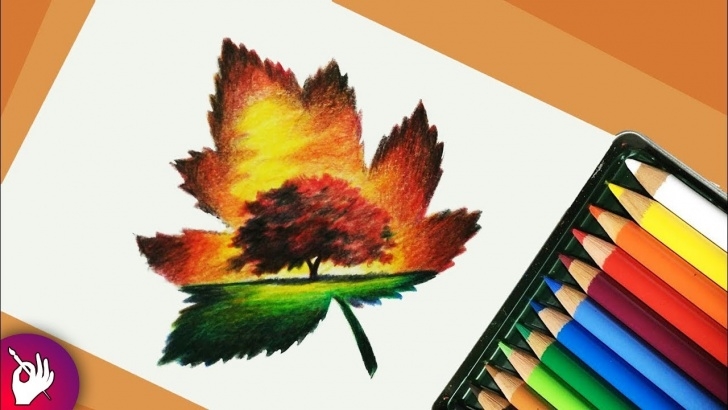 Awesome Scenery Drawing With Pencil Colour Step by Step Scenery Drawing With Pencil Colour - Landscape Scenery Photos