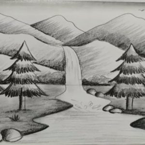 Scenery Sketch Easy