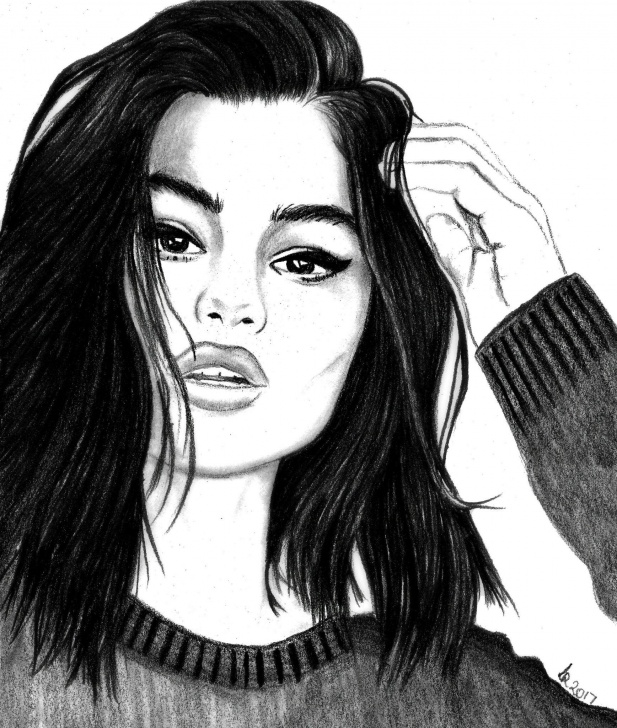 Awesome Selena Gomez Pencil Sketch Simple My Selena Gomez Drawing! | Art In 2019 | Selena Gomez Drawing Picture