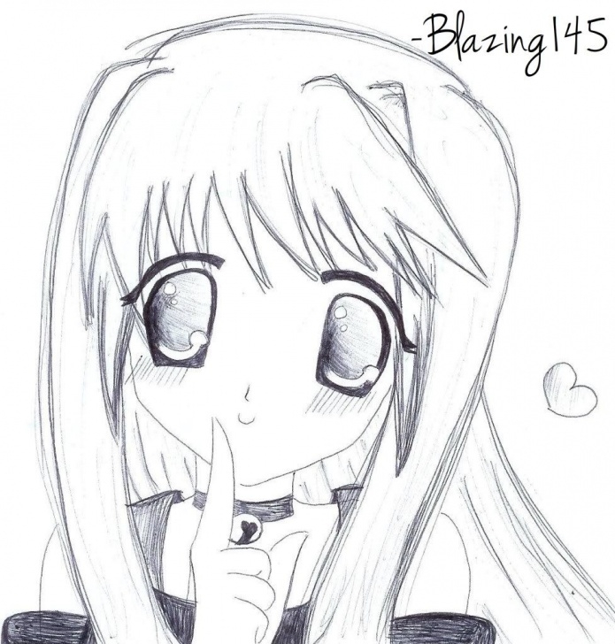 Best Anime Love Sketch Tutorial Cute Love Drawings | Cute Anime Love Drawings Cute Anime Girl By Picture
