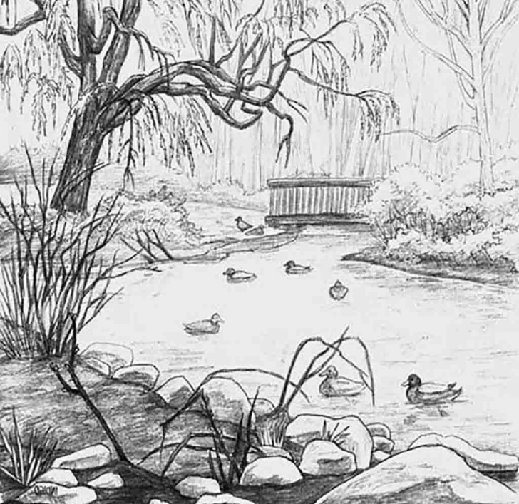 Best Beautiful Scenery Pencil Sketch Techniques for Beginners Pin By Anand Ganesan On Pencil Art In 2019 | Pencil Drawings Photo