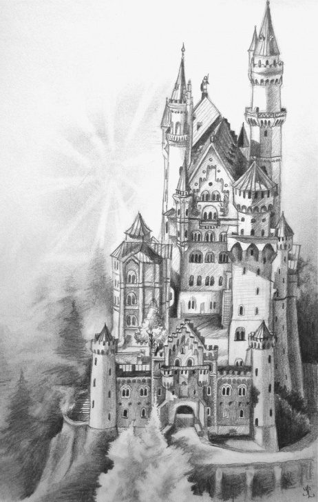Best Castle Pencil Drawing Ideas Magical Coloring Pages For Adults - Google Search | Outlines Of Photos