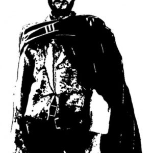 Clint Eastwood Stencil Art