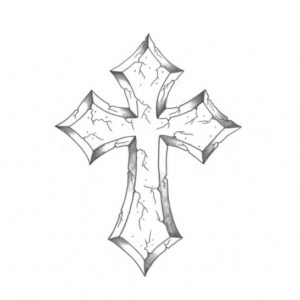 Cross Drawings In Pencil