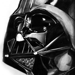 Darth Vader Pencil Drawing