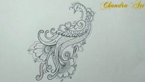 Best Design Pencil Sketch Techniques for Beginners Cool Easy Pencil Drawing - How To Draw A Beautiful Design Peacock Picture