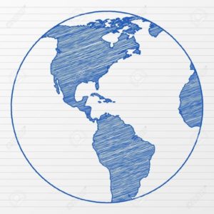 Earth Pencil Drawing