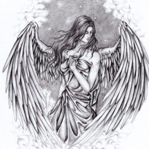 Guardian Angel Pencil Drawings