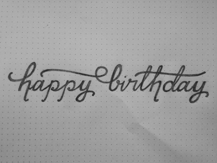 Best Happy Birthday Pencil Sketch Easy Happy Birthday Pencil Sketch // 06.21.13 Torrie T Asai | Type Type Photo