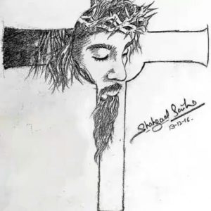 Pencil Drawings Of Jesus On The Cross