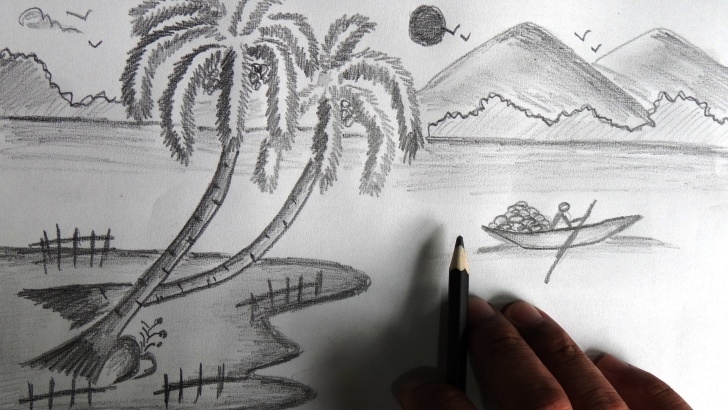 Best Pencil Shading Drawings Scenery Free Pencil Shading Scenery And Pencil Shading Scenery Pencil Shading Images