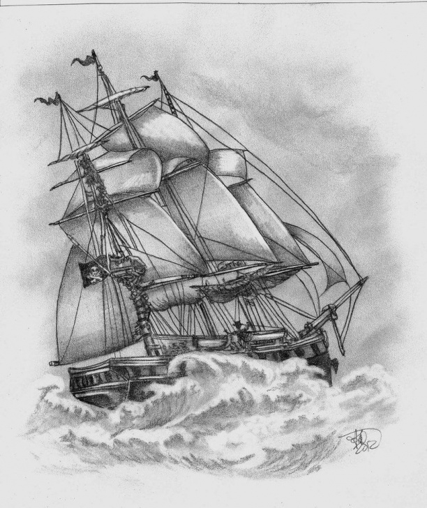 Best Ship Pencil Sketch Techniques Ship Sketch Picture | Pirate Ship By ~Winstonscreator On Deviantart Images