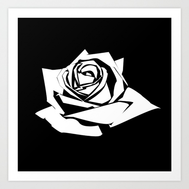 Best Stencil Art Rose for Beginners Rose Stencil Art Print Images