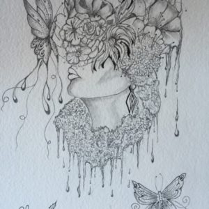 Wall Pencil Drawing