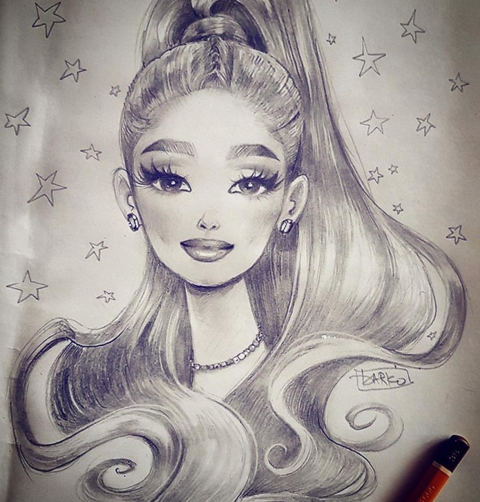 Excellent Ariana Grande Pencil Sketch Techniques for Beginners Darko Dordevic — Cute Pencil Sketch Of @arianagrande ? ?????? Images