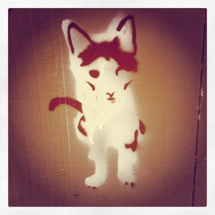 Excellent Cat Graffiti Stencil Step by Step Cat Stencil From Barcelona | Street Art | Street Art, Art, Cats Pic