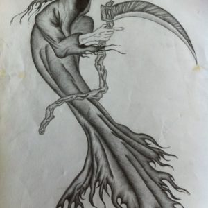 Grim Reaper Drawings In Pencil