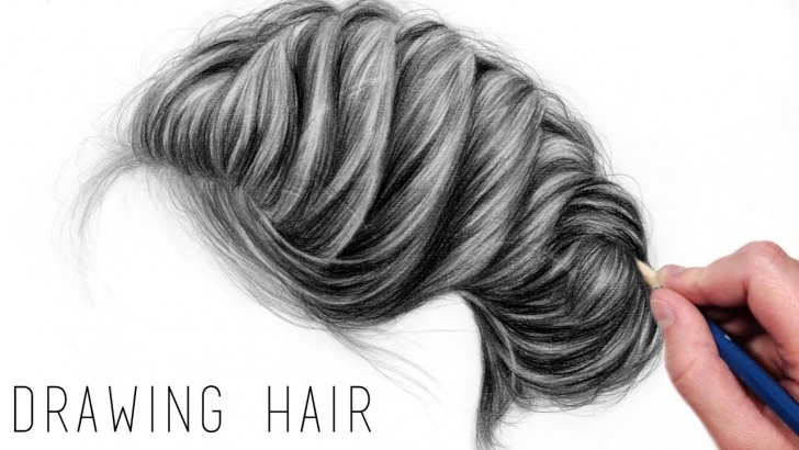 Excellent Hair Pencil Sketch Lessons How To Draw Realistic Hair With Graphite Pencils | Drawing Tutorial Step By Step Pictures