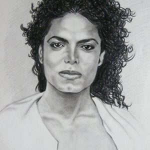Michael Jackson Pencil Drawing