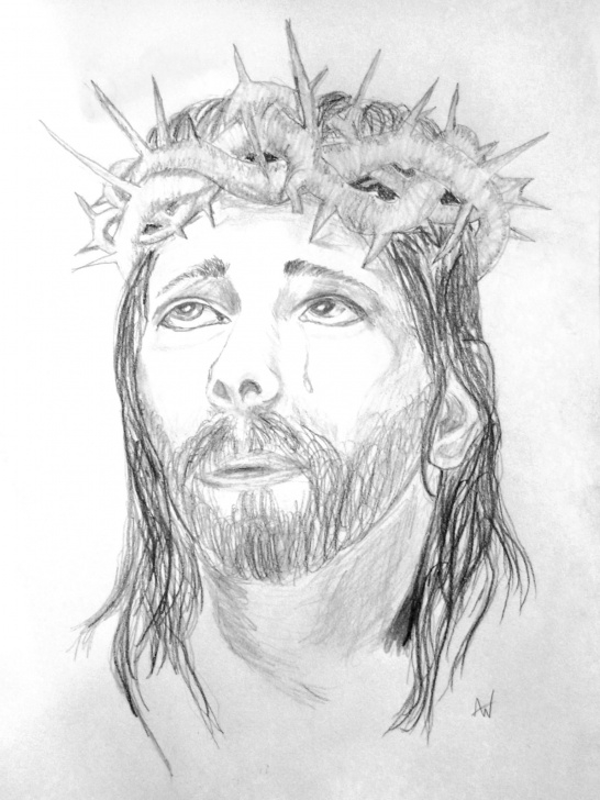 Excellent Pencil Sketch Of Jesus Christ Easy Pencil Drawing Of Jesus Christ. | My Creations | Pencil Drawings Picture