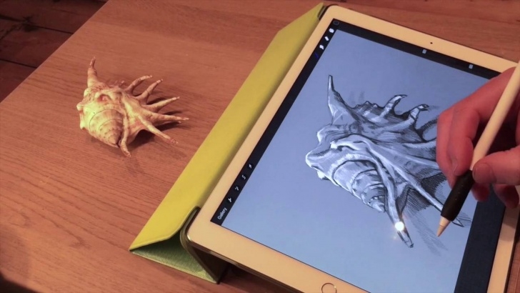 Fantastic Apple Pencil Artwork Lessons Apple Pencil Drawing Demo #2 On Ipad Pro And Artist's Review Image