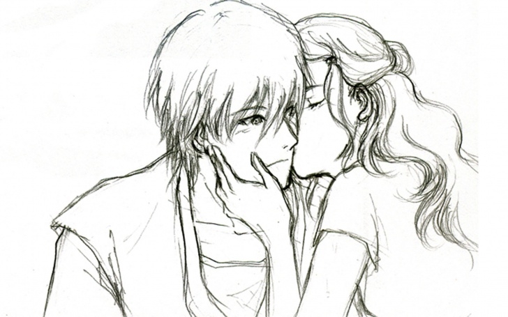 Fantastic Boy And Girl Pencil Drawing Free Boy And Girl Hugging Sketch At Paintingvalley | Explore Images