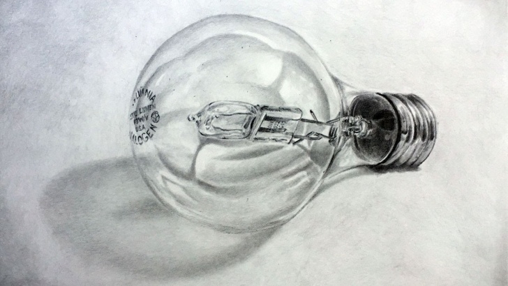 Fantastic Drawing Using Pencil for Beginners How To Draw With Graphite Pencils - Realistic Light Bulb Pictures