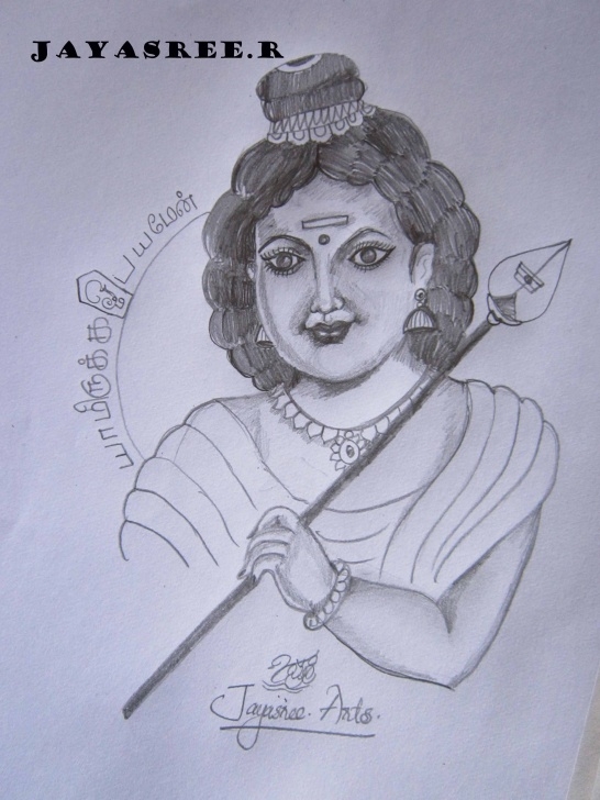 Fantastic God Pencil Sketch Step by Step Pencil Sketch Of God Murugan | Desipainters Photos