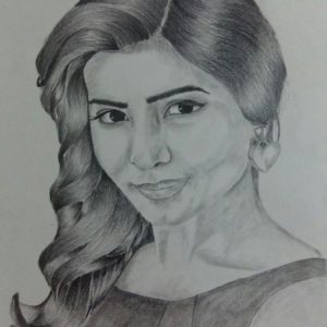 Samantha Pencil Drawing