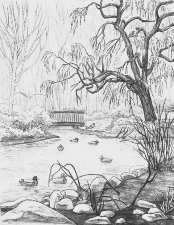 Fantastic Scenery Sketches For Beginners Ideas Easy Landscape Drawings Landscape Sketching For Beginners Lt Images Pic