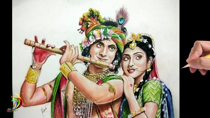Fantastic Serial Radha Krishna Pencil Sketch Easy Realistic Drawing Of Radha Krishna Of Star Bharat Tv Serial Pictures