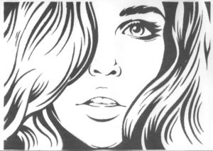 Fantastic Stencil Art Girl Tutorial Beautiful Girl By Shvepseg.deviantart On @deviantart | Stencils Photo