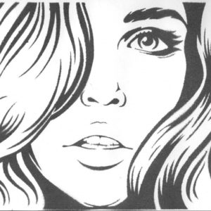 Stencil Art Girl