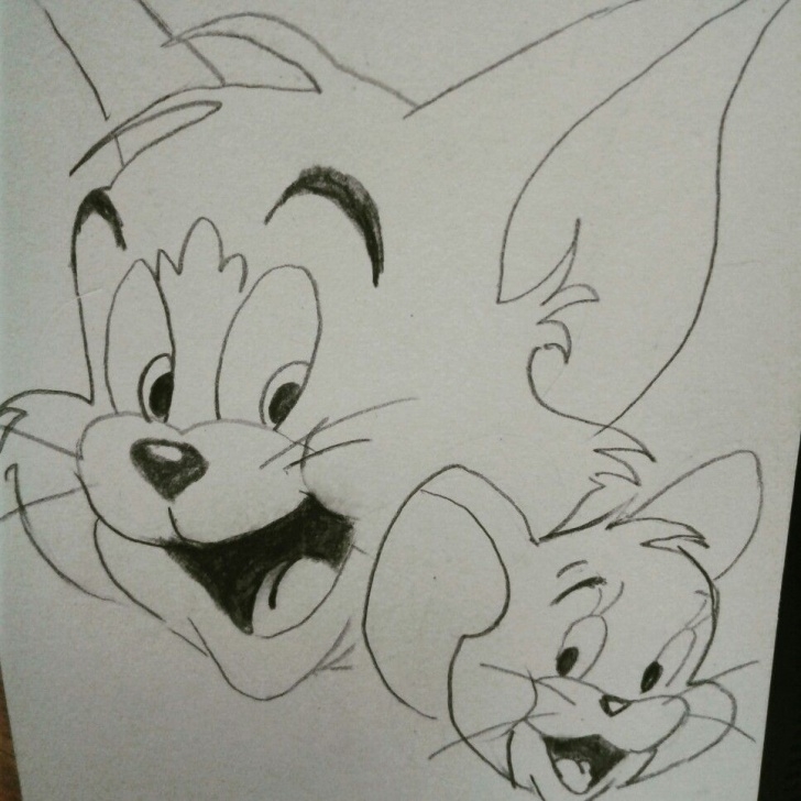 Fantastic Tom And Jerry Pencil Sketch Courses Tom& Jerry Fan Art Pencil Sketch Card#mypencilsketches | Eric Turner Image
