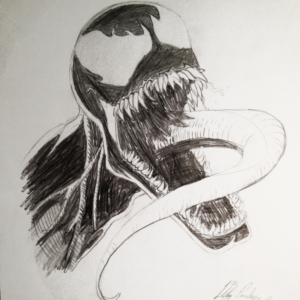 Venom Pencil Art