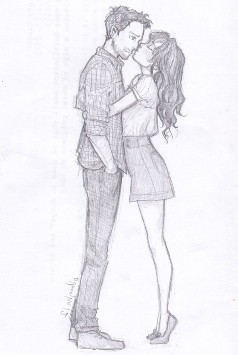 Fascinating Cute Couple Sketches Tutorial Beautiful Couple Sketch At Paintingvalley | Explore Collection Photos